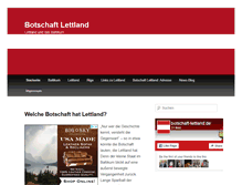 Tablet Screenshot of botschaft-lettland.de